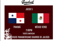SERIE DEL CARIBE- PANAMÁ VS MÉXICO VERDE- 03 DE FEBRERO