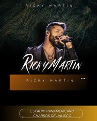 RICKY MARTIN- ESTADIO PANAMERICANO CHARROS DE JALISCO 18 DE MARZO 2026