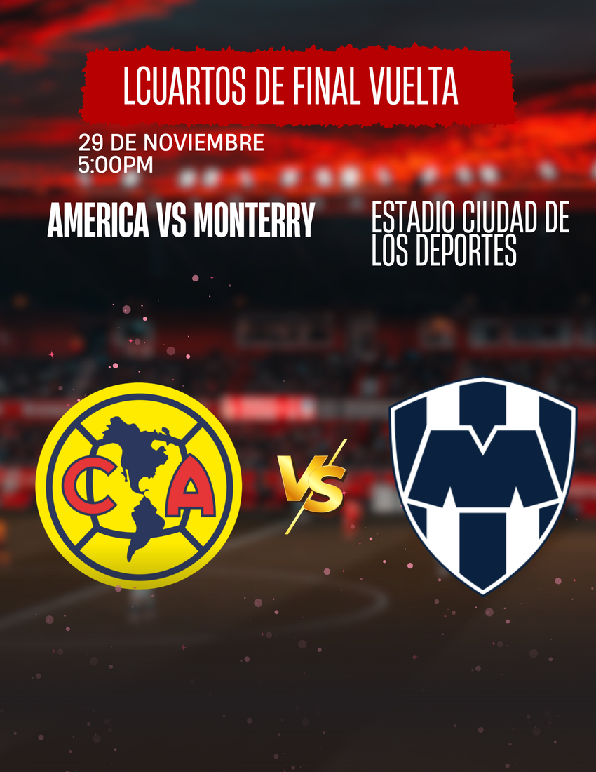 AMERICA VS MONTERREY 29 DE NOVIEMBRE- ESTADIO CIUDAD DE LOS DEPORTES